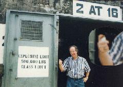 Dave Flicks His Bic in a Subic Naval Base Bomb Storage Bunker.jpg Dave Flicks His Bic in a Subic Naval Base Bomb Storage Bunker.jpg